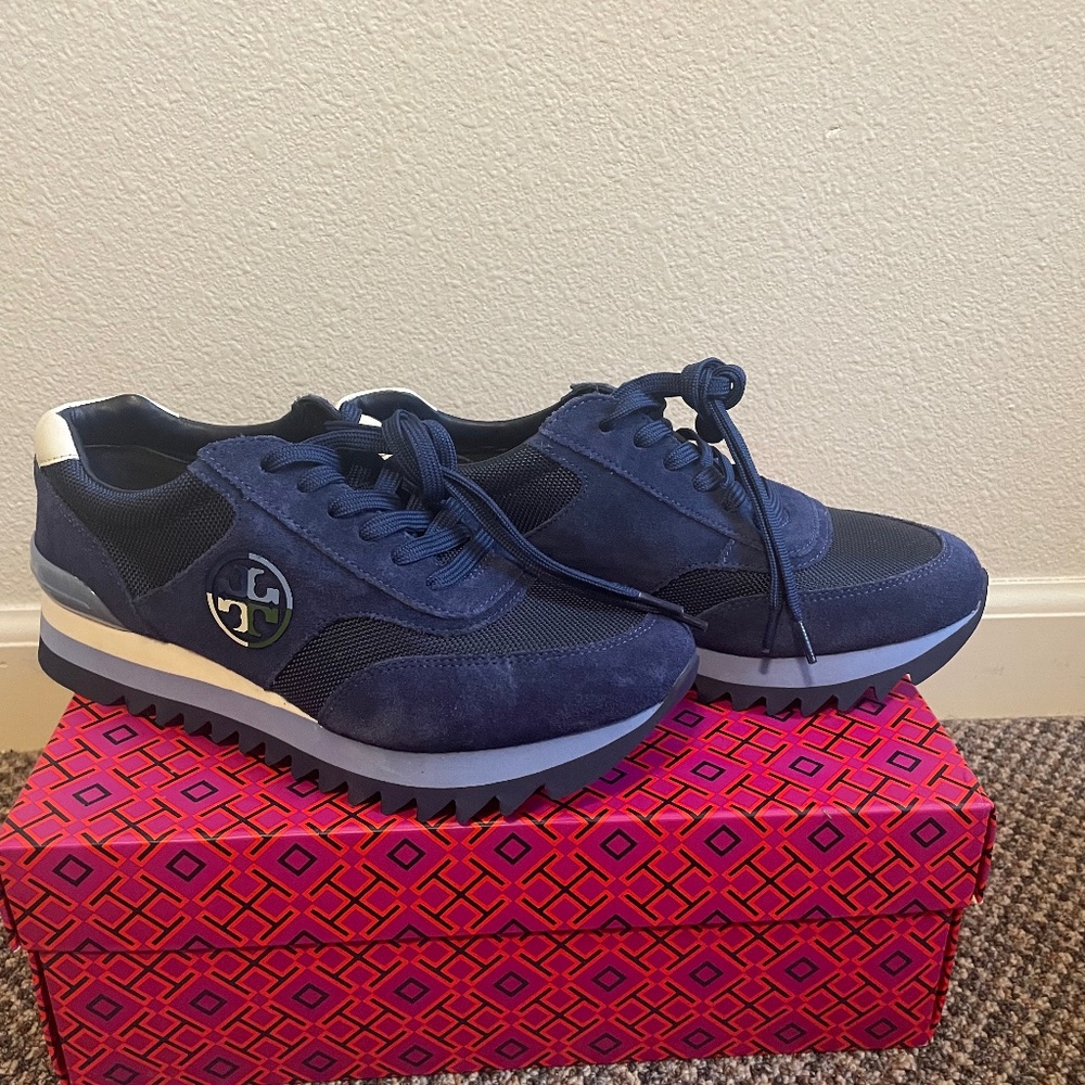 Tory Burch sawtooth Logo sneakers